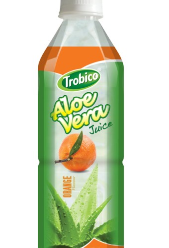 Aloe vera orange flavor pet bottle 500ml